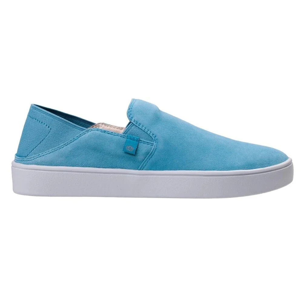 Spenco Saylor SP1197AQA090 Women's US 8D Aqua Sea Suede Slip On Shoes HTAT1409